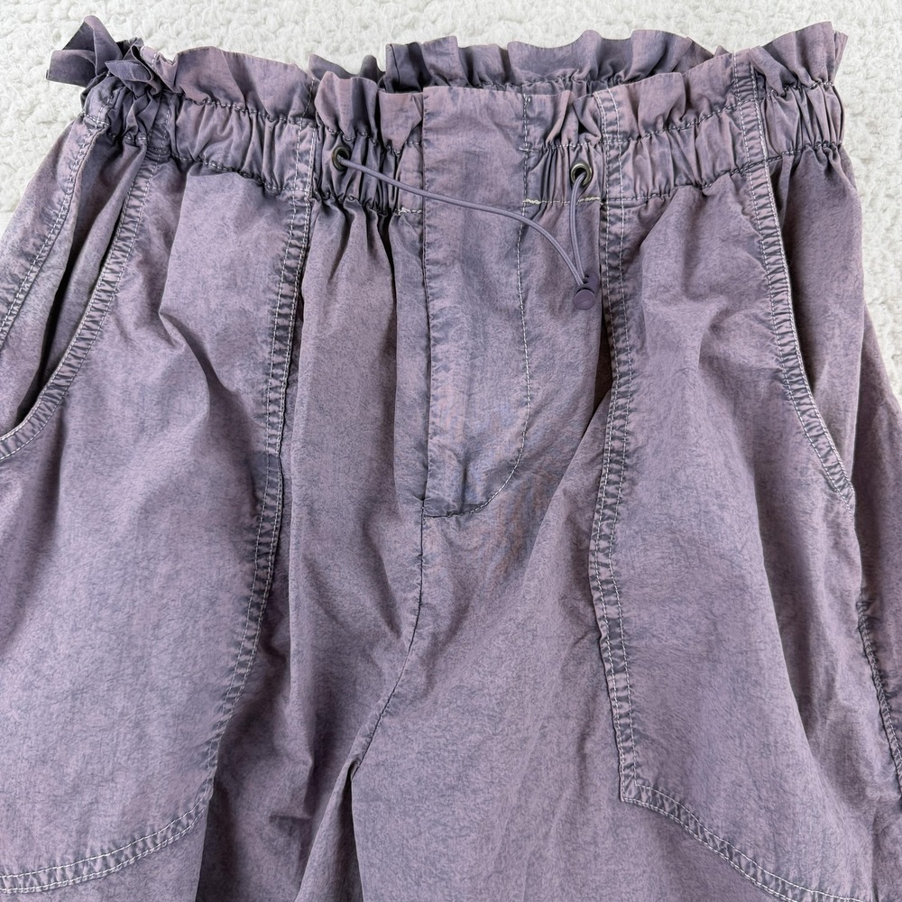 Urban Outfitters Pants Womens Small Purple Nylon Windbreaker Parachute Y2K NWT - Picture 3 of 9